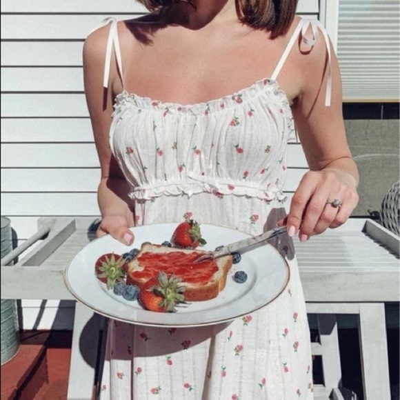 FOR LOVE & LEMONS Blossom Pointelle Slip Dress - Picture 8 of 10